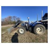 New Holland TB100 Tractor w/Quicke Loader