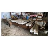 Bumper Pull 2-Axle Trailer 18ft L x 75"W Inside