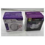 2 Ct Kidde Alarm Lot - (1) Kidde 2Pack Wired Smoke