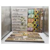 3 Ct 15.75" x 23.5" Canvas Inspirational/Sunflow