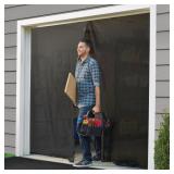 Magic Mesh Garage Door Screen, Black, 109x84.5"