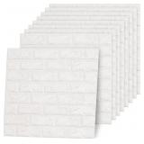 Peel and Stick 3D Wallpaper - 29 Pack, Approx. 13x