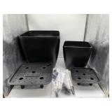 2 Ct. Dexceder Self Watering Planter With Wheels F