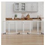 Wooden Safety Gate, Collapsible - 6 Panel 32x20"