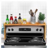Over the Stove Top Shelf - Bamboo, 31.5x11.4" - E