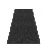 Front Door Mat - Black Linear Lines - 3 Ft x 4 Ft