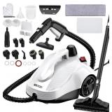 Kroqo Steam Cleaner - 23 Attachments, White - Mode