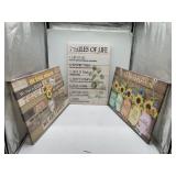 3 Ct. Sunflower, Inspiration Wall Art, Approx. 16x