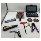 9 Ct. Tool Lot - (1) DuraTech 10 Pc. Socket set wi