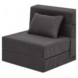MeMoreCool Foldable Futon Chair Bed Sleeper, Twin
