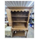 Hall Table w/Hutch - 2 Pc 41"L x 16"W x 72"H