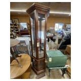 Lighted Curio Cabinet - Bottom Leg Broken 72in H