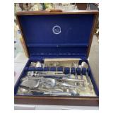 Wooden Box w/Sewing Supplies by Nakens