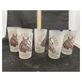 5 - Kentucky Derby Drinking Glasses