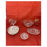 Glass Bowls - Plates - Salt Shaker