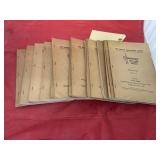 Stack of Railway Ed Bureau Books