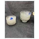 13 Pcs - 6 Bowls & 7 Butter Pats