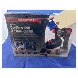 Drill Master 18V Cordless Drill & Flashlight Kit I
