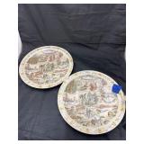 2 - Decorative Calif Plates