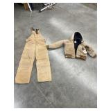 2pc - Carhartt Jacket Size S - Carhartt Overalls S