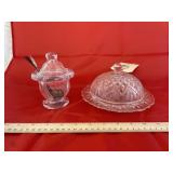 2pc- Small Bowl w/Lid & Covered Dish w/Spoon