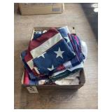 Box w/ Tableclothes - Towels - Camera - Christmas