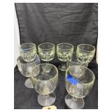 8 Pcs - Glass Stemware