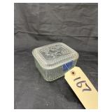 Glass Refrigerator Dish w/Lid