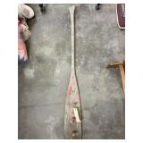 Decorative Coat Hanger Oar - As Is