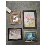 4 Pcs - Assorted Framed Pics