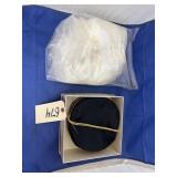 Formal Hat in Box & Bag of Faux Fur
