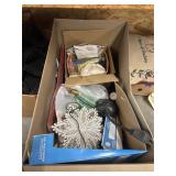 Box w/Christmas Tree Topper - Basket- Outdoor Time