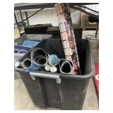 Assorted Posters in Plastic Bin