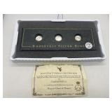 Roosevelt Silver Dime 3 Coin Set Drk Grn Display