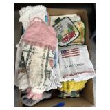 Box w/Kitchen Towels - Oven Mits
