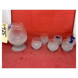 6 - Glass Cups & Large Class Cup