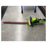 24in Green Works Hedge Trimmer Battery Operated -