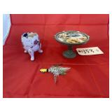 3pc - Footed Egg Dish - Pedestal Dish - Lure