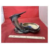 Ceramic Dolphin Dish