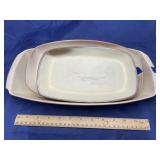 3 Pcs - Frankoma Platters & Trays