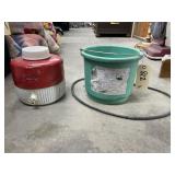 Heated Water Bucket & Coleman Water Jug