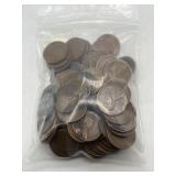 Approx 100 Wheat Pennies - var years