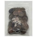 Approx 100 Wheat Pennies - var years