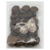 Approx 100 Wheat Pennies - var years