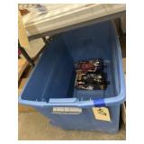 2 - Elvira Figures in boxes w/Plastic bin