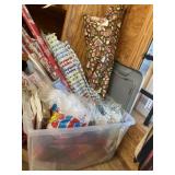 Tote w/Christmas Wrapping Paper