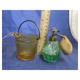 Mini Glass Bucket & Perfume Atomizer