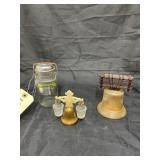 Salt/Pepper & Large Salt Jar - Avon Bell