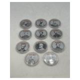 11 - Civil War Half Dollar Coins