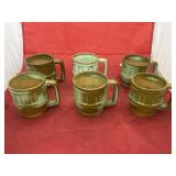 6 - Frankoma Coffee Cups